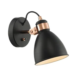 Där Lighting FRE0722 - Zidni spot FREDERICK 1xE14/40W/230V, u crnoj boji