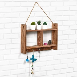 Hanah home Kuhinjska polica Spice Rack, 50x10x35cm, Braon
