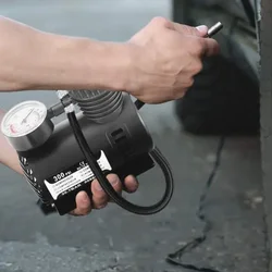 GEKO 12V Mini avto kompresor 17 bar + nastavki