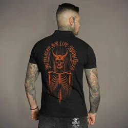 Hardcore majica moška - HORNED - HYRAW - 261PL01