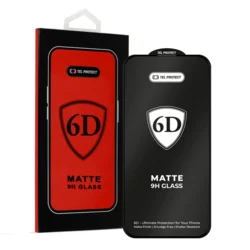 Kaljeno staklo Tel Protect Full Glue 6D mat za Samsung Galaxy A36 5G crno