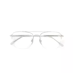 Retrosuperfuture-round glasses-unisex-Silver