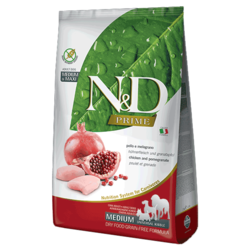 N&D Prime Hrana za pse Medium/Maxi Adult, Piletina i Nar - 12 kg