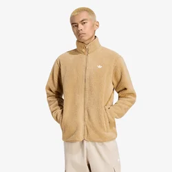 Mikina adidas Trefoil Essentials Teddy Fleece Cardboard S