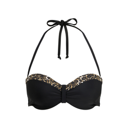 LASCANA Bikini zgornji del Adele, črna