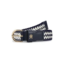 TOMMY HILFIGER Pas ESSENTIAL EFFORTLESS  mornarska / off-bela