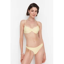 Trendyol Yellow Basic Bikini Bottom