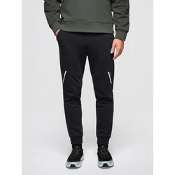 Ombre Mens structured knit sweatpants - light beige