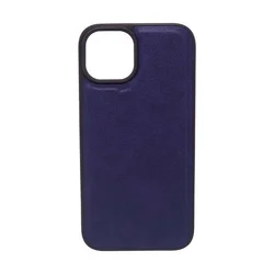 Maska za telefon LEATHER CASE za Iphone 14, Ljubičasta