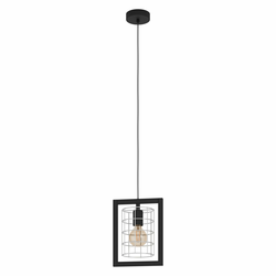 EGLO Viseća lampa JUBILY E27 22 cm crna/pocinkovana 43662