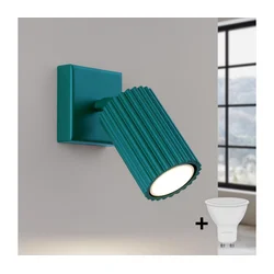 Brilagi - LED zidno reflektorsko svetlo CRESTO 1xGU10/10W/230V tirkizno