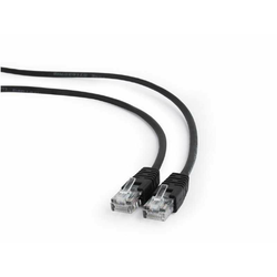GEMBIRD PP12-0.5M/BK Mrezni kabl/ CAT5e UTP Patch cord 0.5m black
