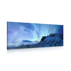Slika svetloba severnega sija - 80x40