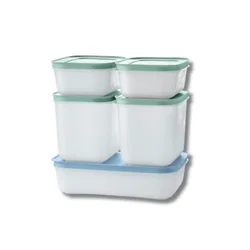 Tupperware Set posuda za zamrzivač, 2x450ml + 2x1.1L + 1L