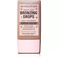 Makeup Revolution Bright Light Bronzing Drops tekoči bronzer odtenek Bronze Scorched 23 ml