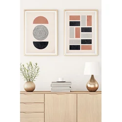Wallity Uokvirena slika Huhu27, 50x70 cm, 2 dijela