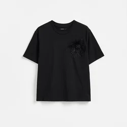 Reserved - LADIES` T-SHIRT & BROOCH
