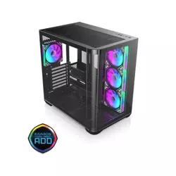 Kucište RAIJINTEK ATREUS BT4/ATX/Micro ATX,Mini-ITX/bez napajanja/crna