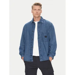 BOSS Jeans srajca Laredo 50544660 Mornarsko modra Regular Fit