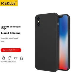 Keklle Maska za mobilni telefon iPhone X, Crna