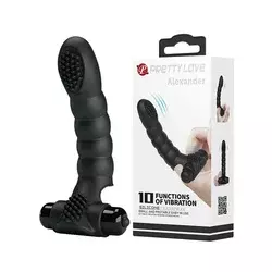 Stimulator za klitoris Pretty love Aleksander, 13cm, Crni