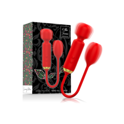 MIA - TOSCANA DOUBLE PLEASURE WAND + VIBRATING EGG