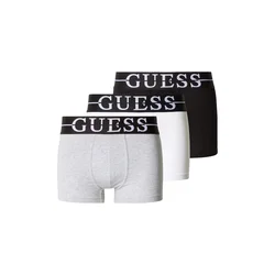 GUESS Boksarice JOE siva/črna/bela