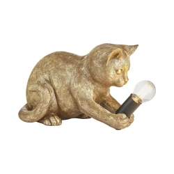 Endon 107389 - Stona lampa KITTEN 1xE14/7W/230V zlatna