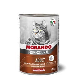 Morando Professional Cat Adult Komadići Divljač i Zec 405g