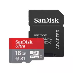 SanDisk MicroSD (SDSQUAR-016G-GN6IA) 16GB class 10+adapter memorijska kartica