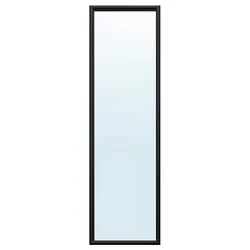 NYPONBUSKE Ogledalo, crna, 40x135 cm