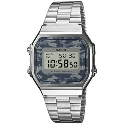 Casio A168WEC-1EF silver/camouflage (blue/g Gr. Uni