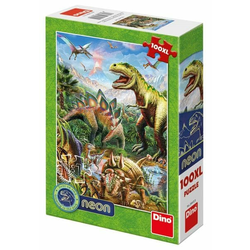 Dino Svet dinozavrov 100XL neon