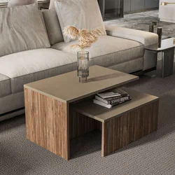 Hanah Home Set klub stočića Twins, 2 komada, Smeđi