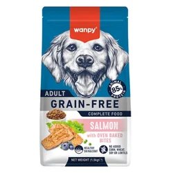 Wanpy Suva hrana za pse Grain Free, Losos, 1,5 kg