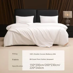 Silk Svileni prekrivač, 2u1, 220x240cm, Beli