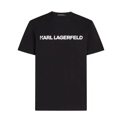 Karl Lagerfeld Majica črna/bela
