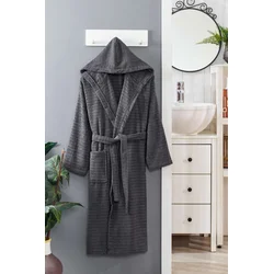 Lessentiel Maison Bademantil Doga, Antracit