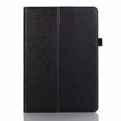 Maska na preklop Flip Leather za Samsung Tab S7 Plus T970 12,4 in/ S7 FE T730/ T970/ T790/ T735/ T930 (2021)/ S8 Plus, Crna