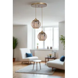 Opviq Luster 2608960, Zlatne boje