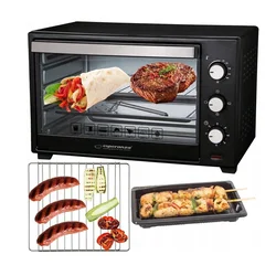 Esperanza Električna pečica PROSCIUTTO, 20L,1600W, črna