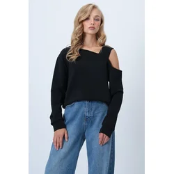 Trend Alacati Stili Ženska bluza Alc-X14574, Crna