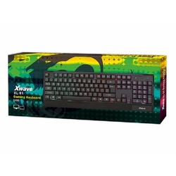 X WAVE Tastatura gejmerska sa RGB pozadinskim osvetljenjem crna,USA slova