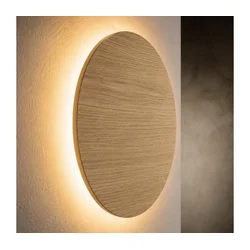 Zidno svetlo LUNA 4xG9/8W/230V prečnik 30 cm hrast