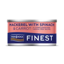 Fish4Dogs Finest Mackarel&Spinach&Carrot, skuša sa špinatom i mrkvom, 85 g
