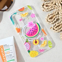 Torbica Print Magsafe za Samsung S911B Galaxy S23 Summer Fruits