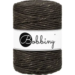 Bobbiny Macrame Cord 5 mm 100 m Golden Espresso Vrvica