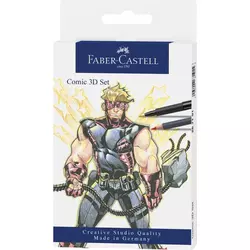 Umetničke olovke Faber-Castell Comic 3D set (set za stripove)