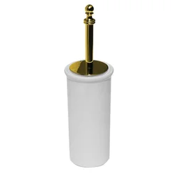 SAPHO Elegantna Zlata WC Ščetka iz Keramike za Retro Stil Kopalnice