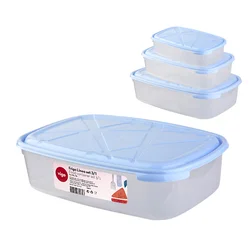 Plastična posuda Frigo Linea set 3/1, Svetloplava